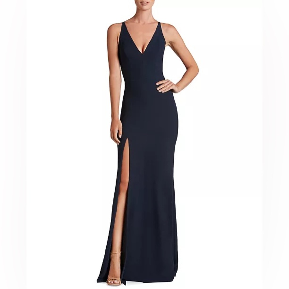 Navy blue formal dress